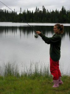 Det finns många tillfällen till fiske i Hotagsbygden. Foto Anki Hallqvist